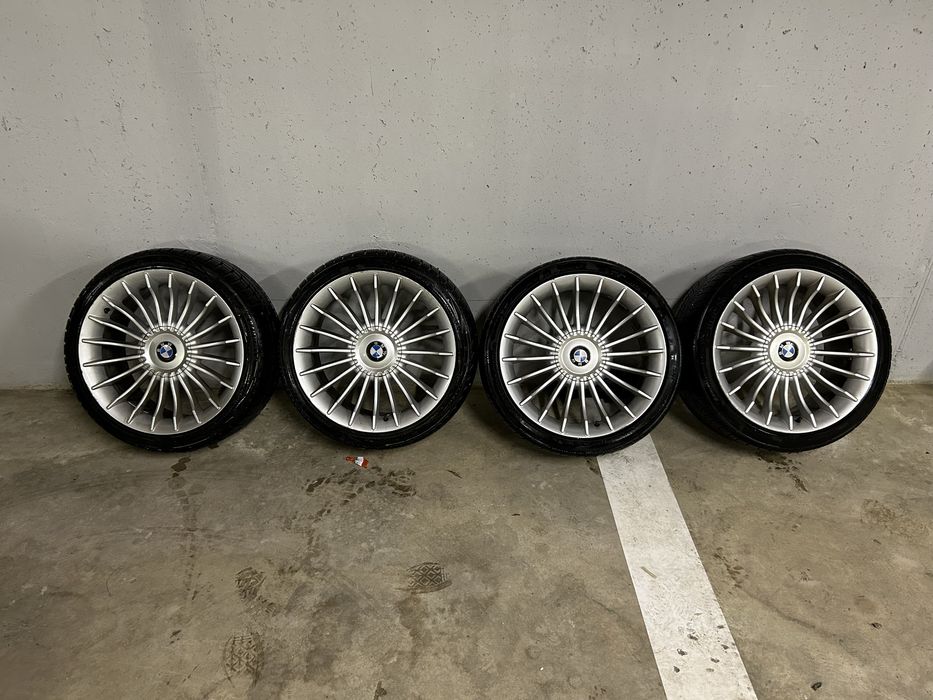 Jante BMW model Alpina 5x120 R18 concave Cauciucuri iarna noi DOT 2024