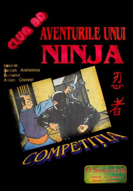 Revista veche RO benzi desenate Aventurile unui Ninja Competitia
