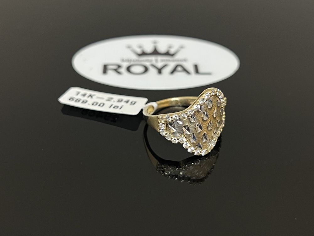 Bijuteria Royal CB: Inel aur 14k 2,94 grame M.15