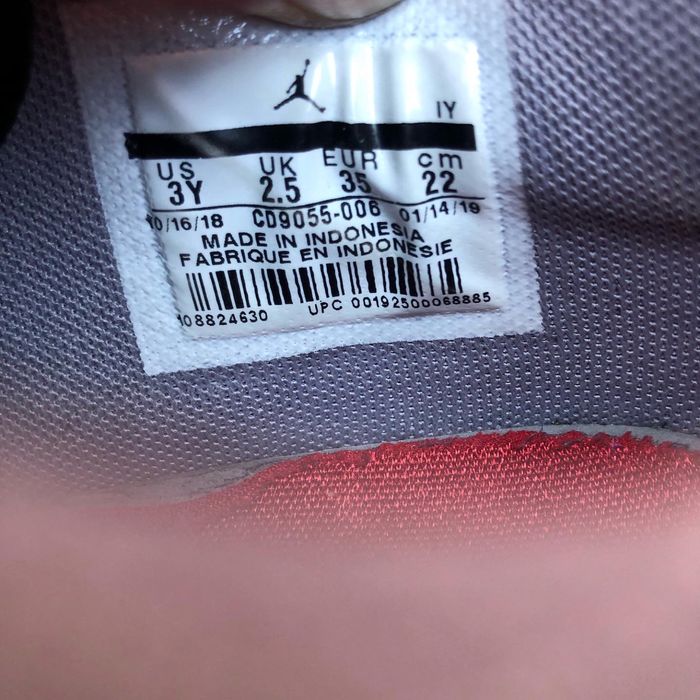 Adidasi Jordan Legacy 312 Low Bred Cement - 35