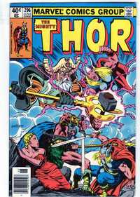 The Mighty Thor #296 Pollard and Stone Art Battle Action