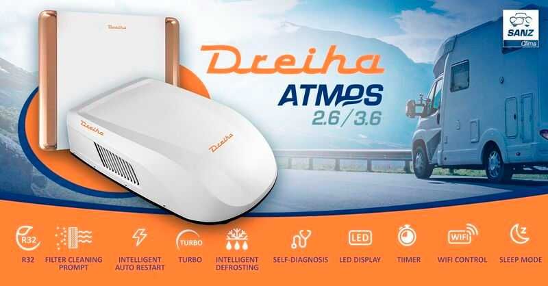 Aparat aer conditionat pentru tavan Rulota Autorulota Camper,  Dreiha