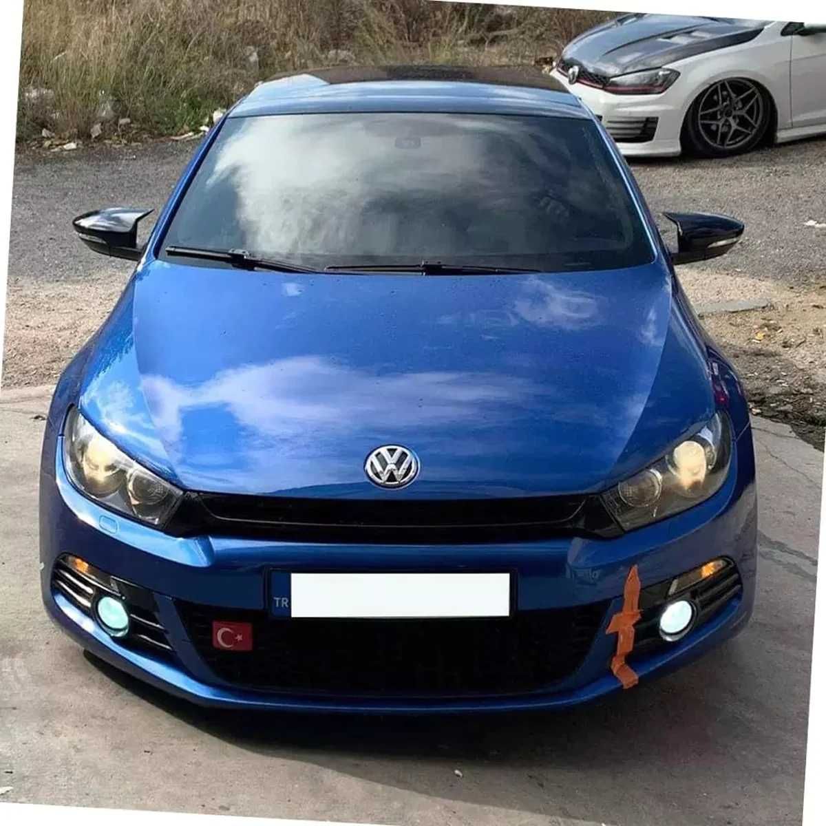 Capace Oglinzi M Batman Volkswagen VW Scirocco 2008-2017, Negru Lucios