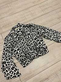 Блузка, кофта с черно белым леопардовым принтом 42 (S)