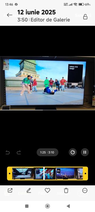 Tv QLED 140cm 8k SAMSUNG nou resigilat-