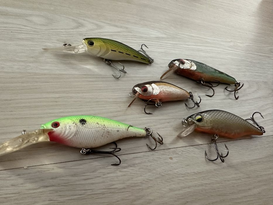 Set 5 voblere pescuit spinning