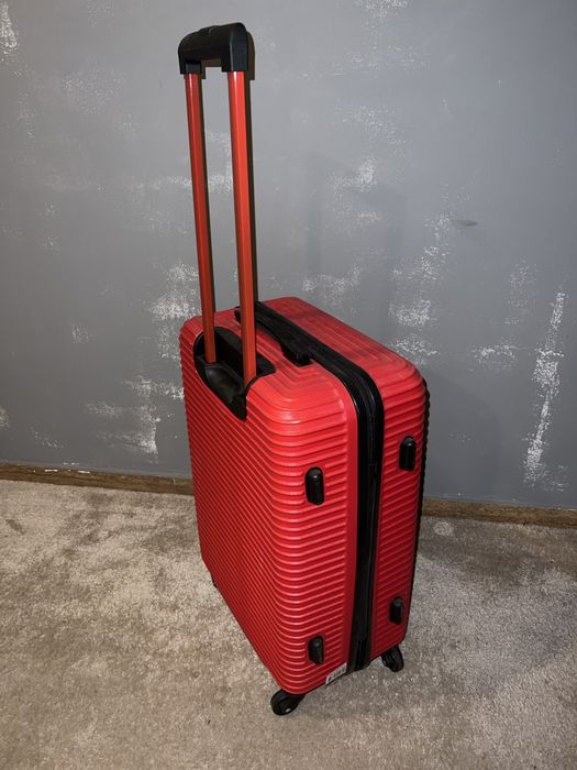 Valiza Mare rosie troller