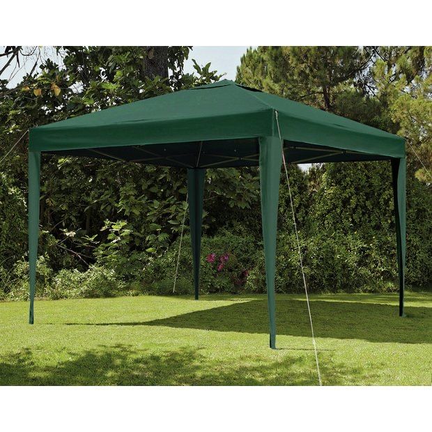 Cort Pavilion pliabil de grădină Argos Home 3m x 3m - Verde