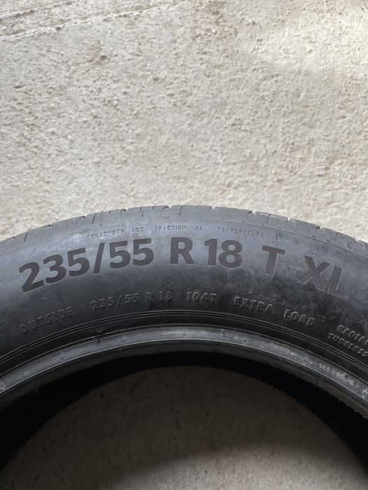 235/55/18 CONTINENTAL RunFlat 1бр. 7мм Като Нова
