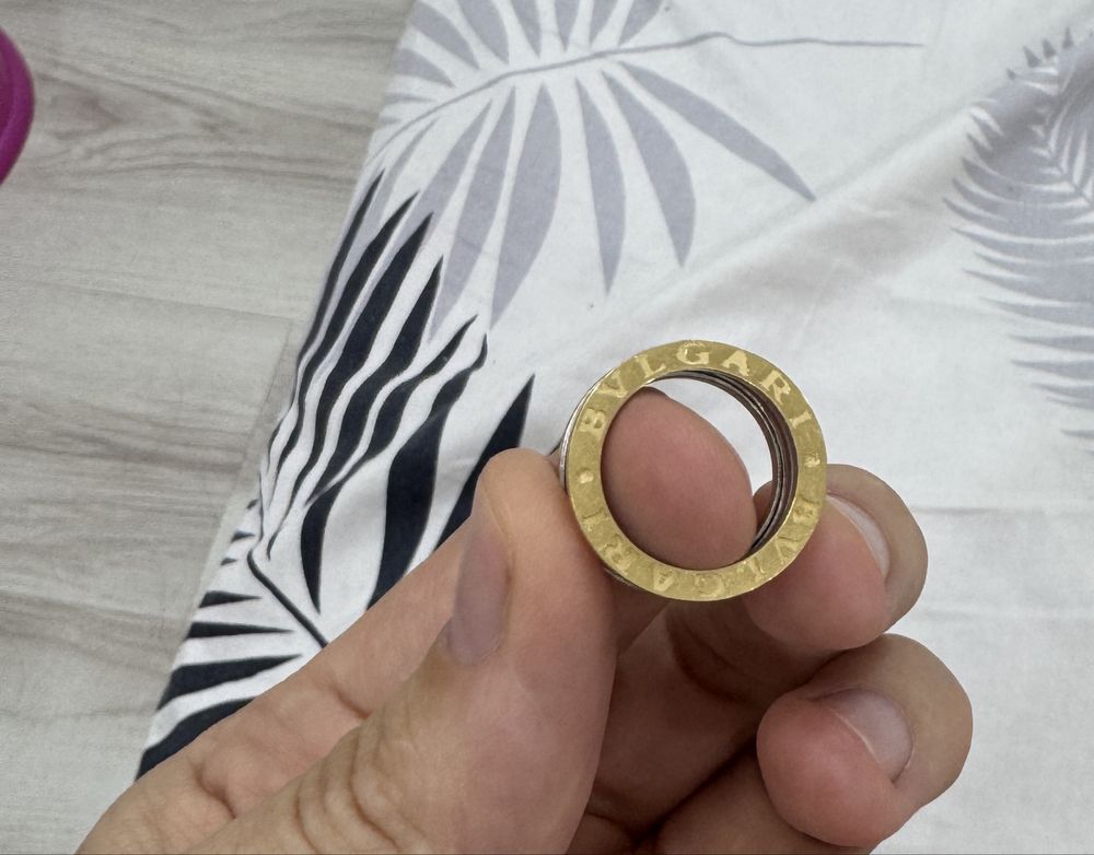 Кольцо Булгари. 750 проба золота.