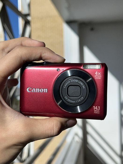Винтажный фотоаппарат Canon Powershot A2200
