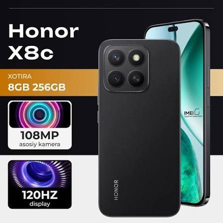 Смартфон Honor x8c 256 gb Black