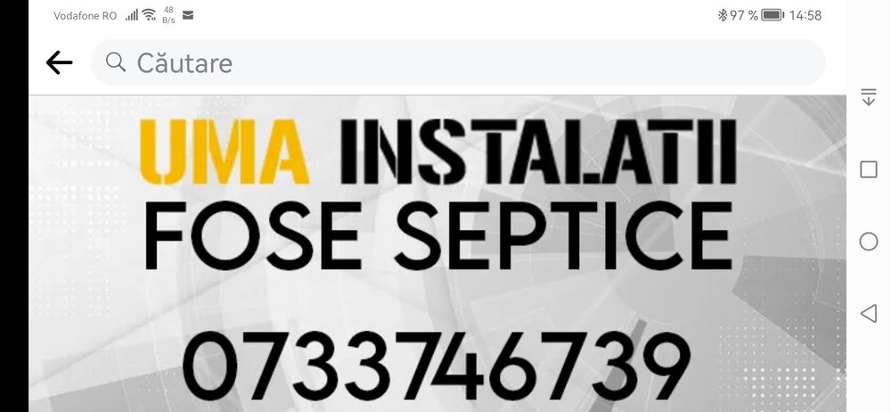 Instalari fose septice Vrancea