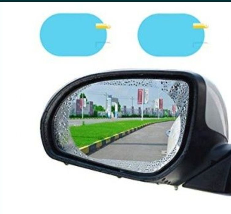 Set 4 folii Oglinzi anti apă anti aburire folii Oglinzi Auto