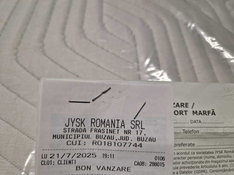 Saltea Spuma 160x200 GJERDA GF 115 DREAM (JYSK)