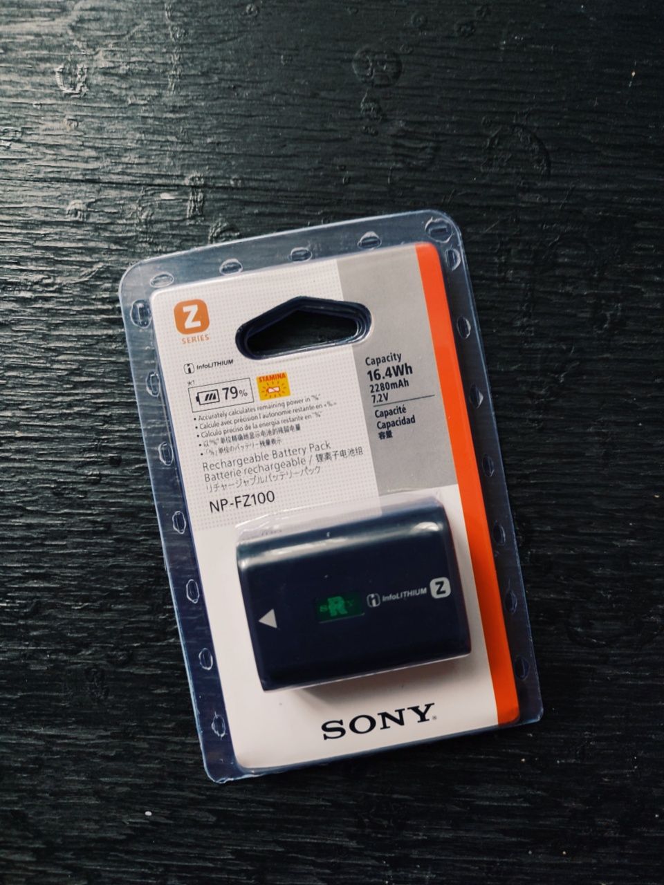 Aккумуляторы для Sony а7III, a7IV, a9, a6700. NP-FZ100 Kaspi Red