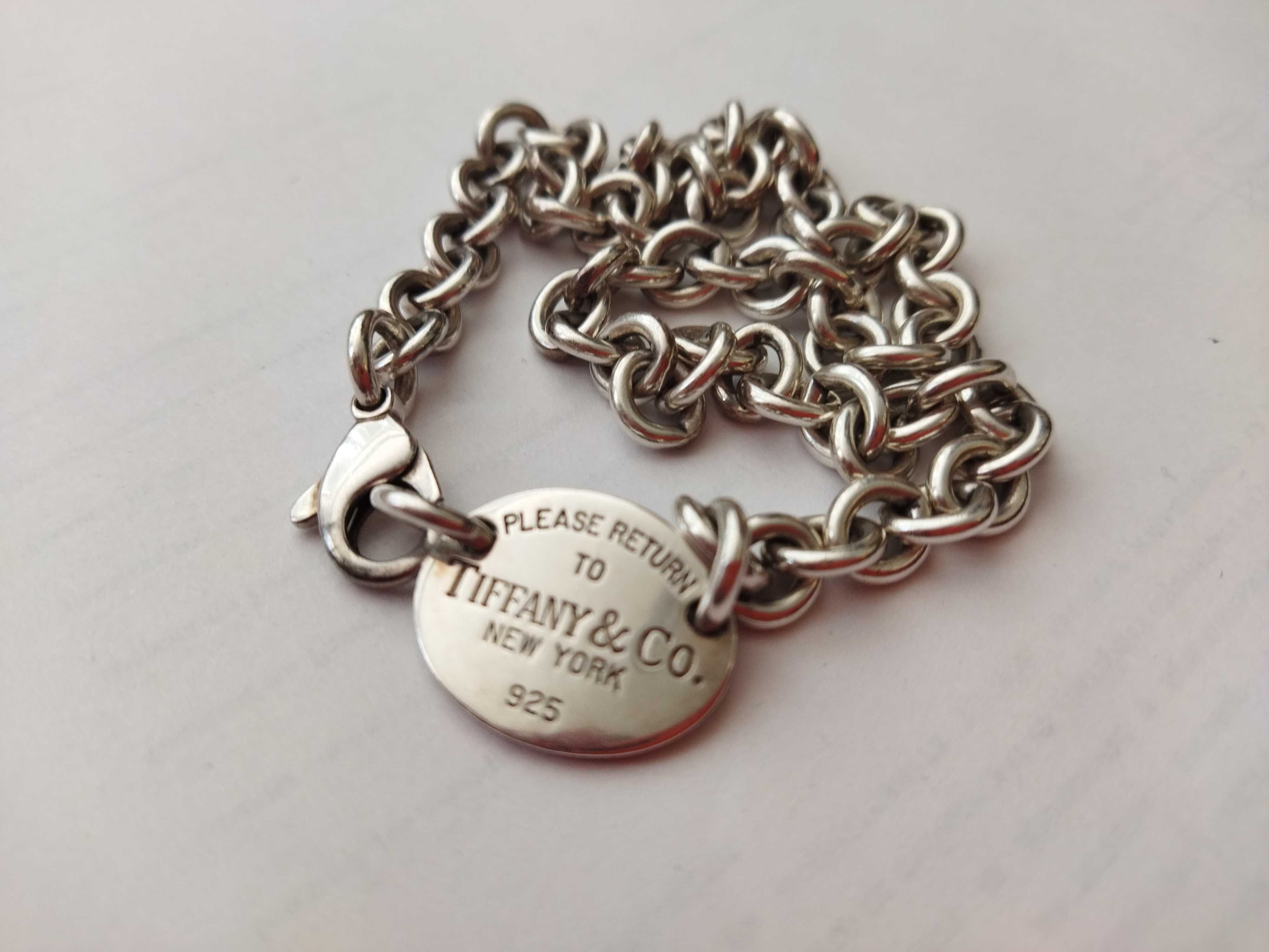 Сребърно колие гривна Tiffany
