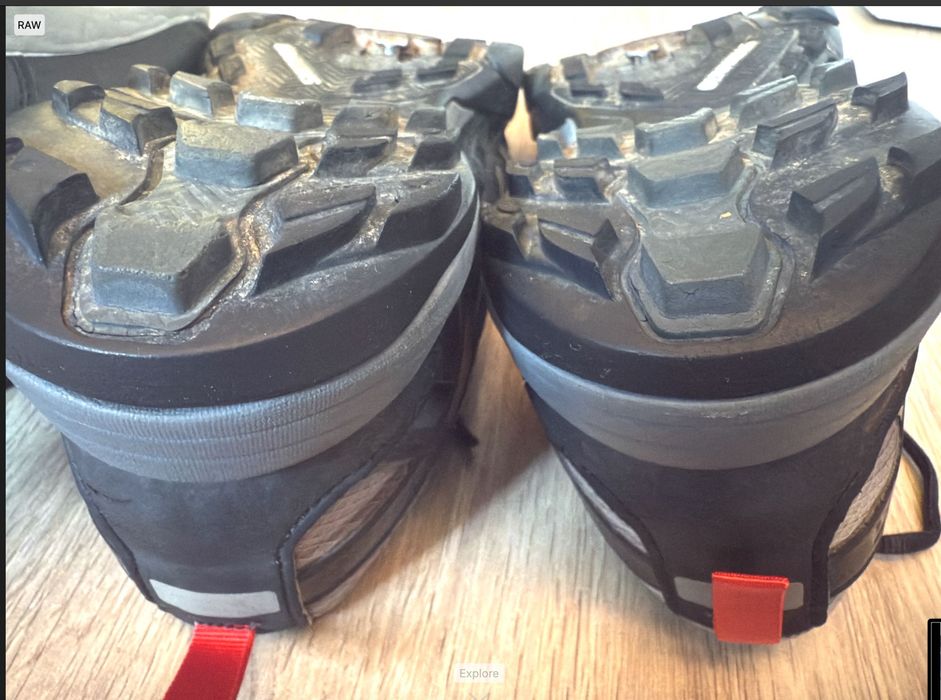 Pantofi MTB ciclism Shimano si Rockrider măsură 46