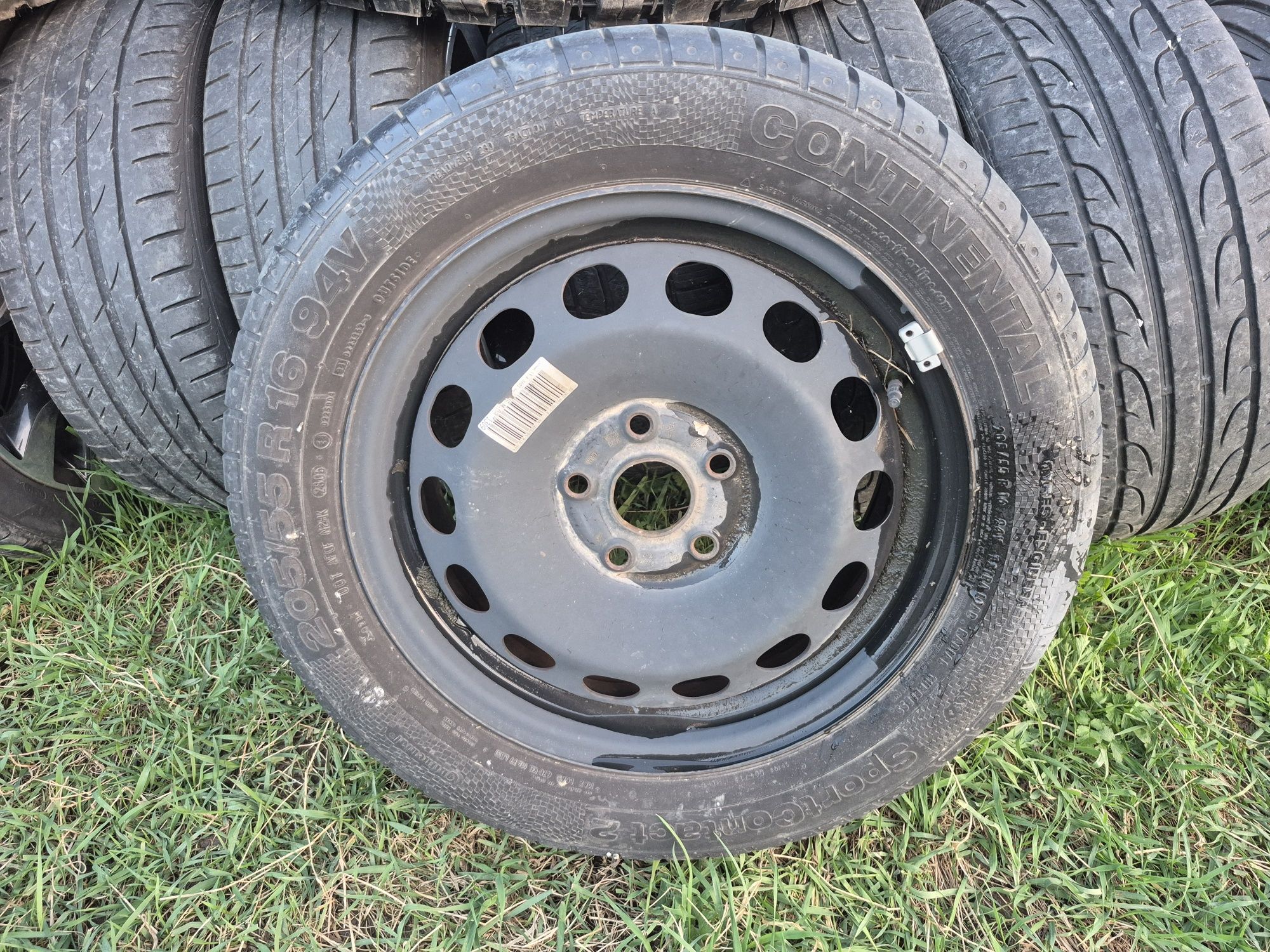 Janta cu cauciuc Rezerva 205/55R16,5x112 VW,Skoda,Audi,Seat