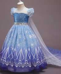 Детска рокля Елза , празнична рокля 7-8