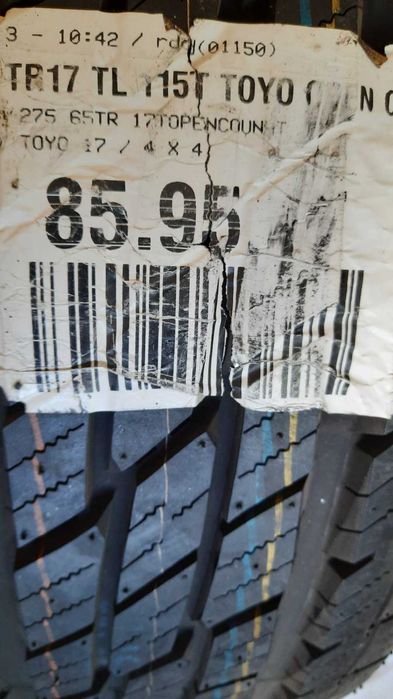 НОВИ гуми за джип TOYO-275/65/17всесезонни