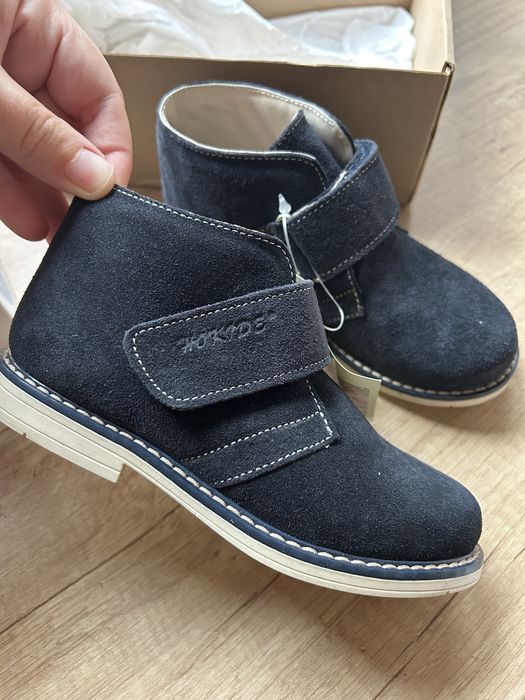 Botine de piele, marimea 28 (17,5 cm interior)