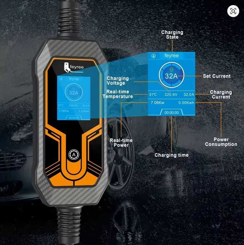 Трифазна зарядна станция за електромобили- 11 KW max