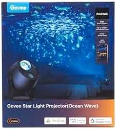 Нов Govee Проектор звездно небе и водни ефекти, 40 режима и бял шум
