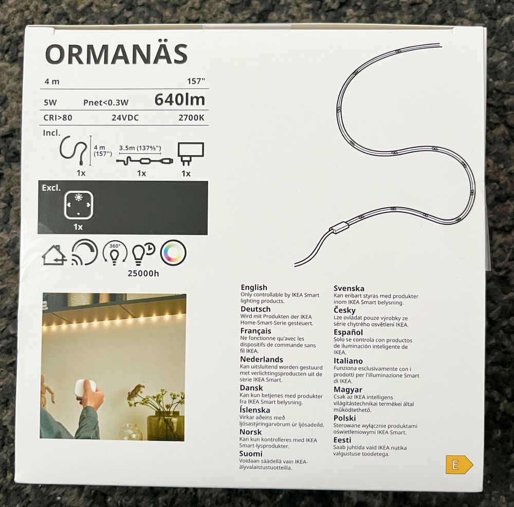 Banda LED 4 m wireless/culoare