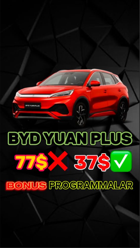 Byd madellariga rusifikatsa smart 2025 restayling Garantiya 1 yil 67$