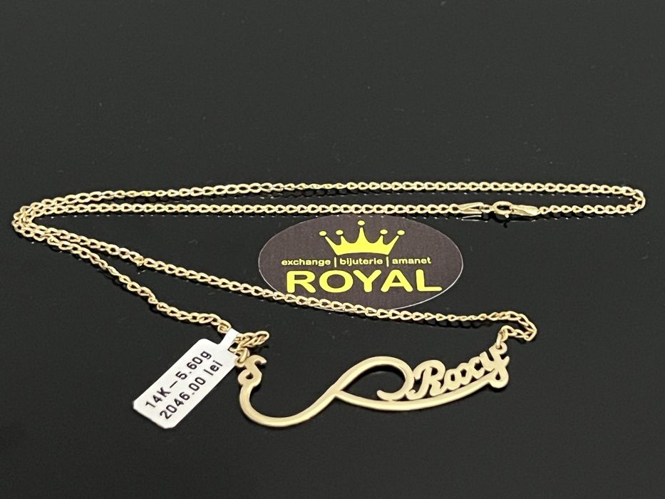 Bijuteria Royal CB : Lant aur 14k 5,60 grame