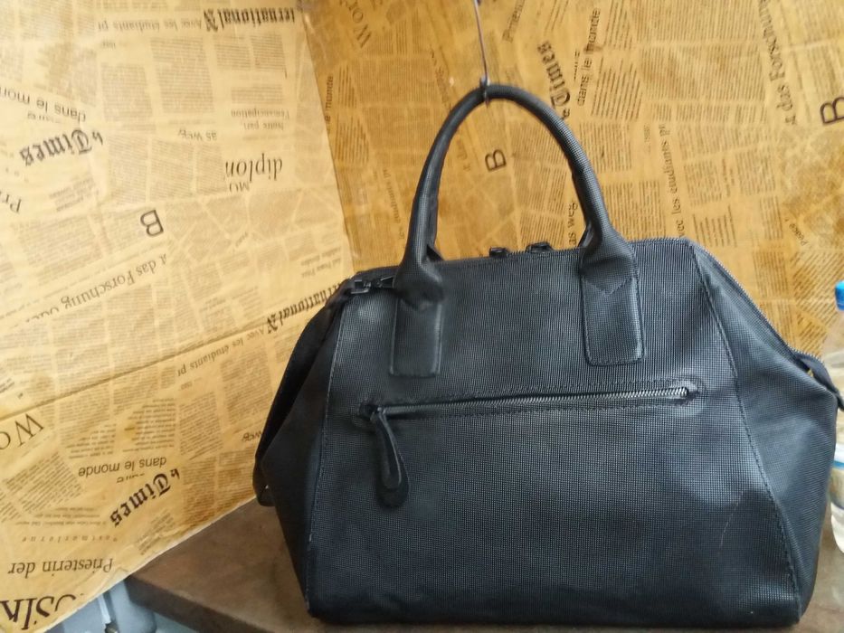 дамска черна чанта/Kennel & Schmenger кожена-естествена кожа