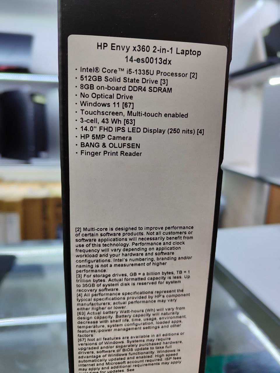 HP Envy X360 i5-1335U/8/512/Iris Xe, 14" FHD IPS Touch Screen
