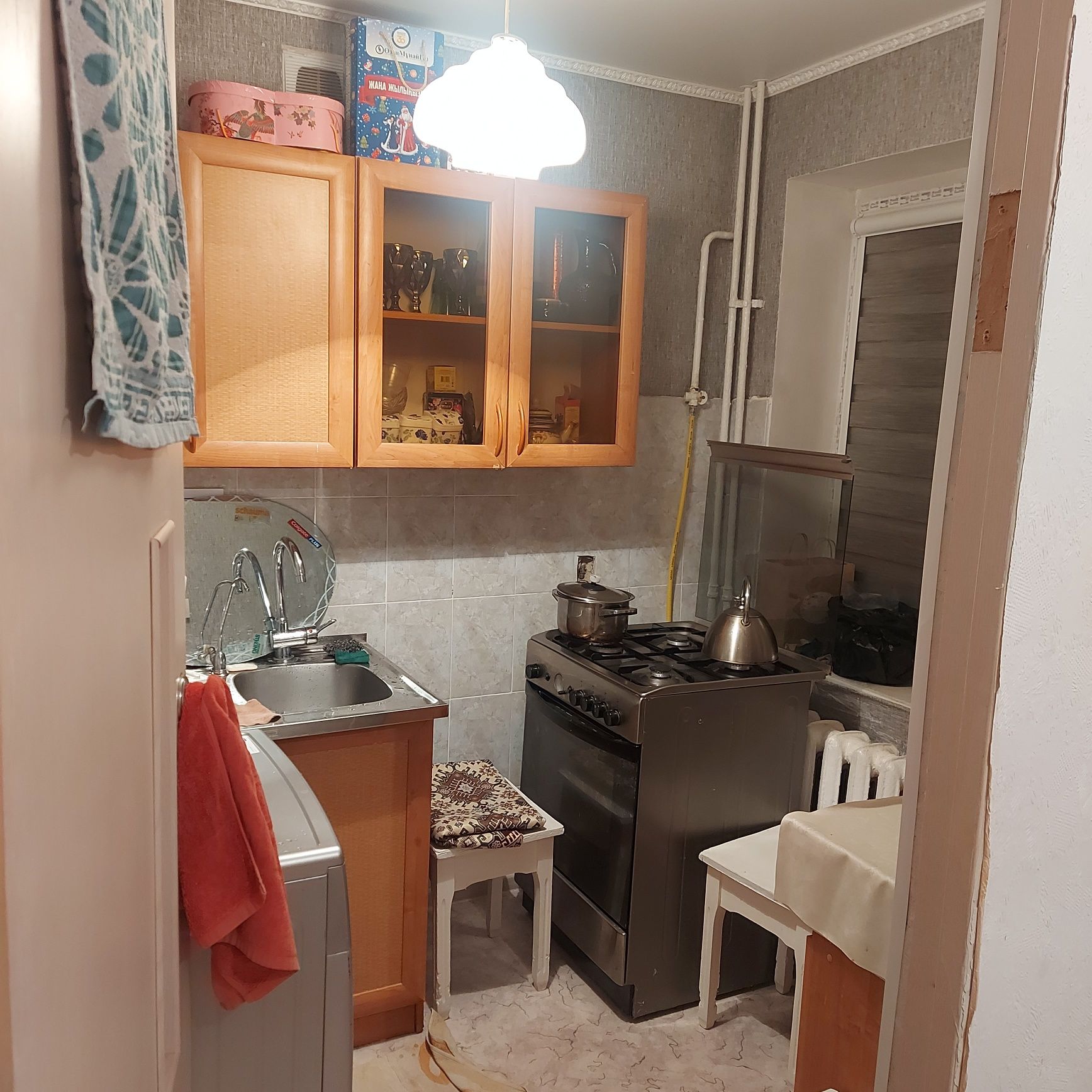 Продам 2ком квартиру 3а мкр, 1этаж