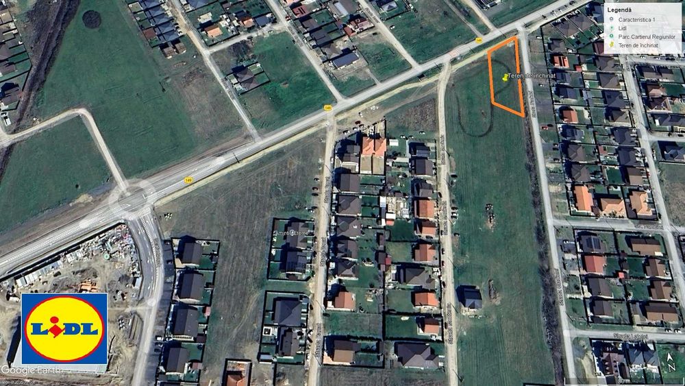 Teren de inchiriat | Mosnita Veche |Drumul Boilor| langa LIDL | 1286mp