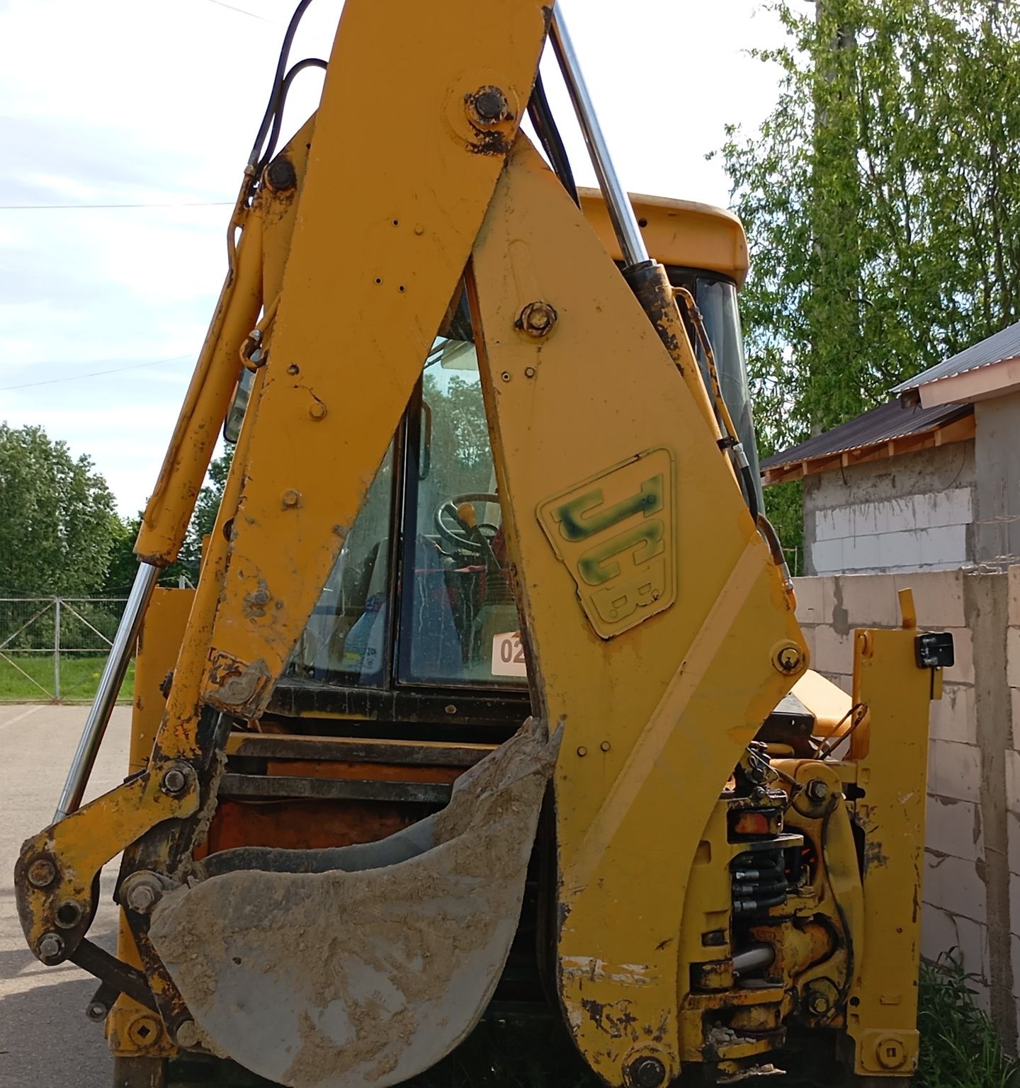 Vind buldoexcavator