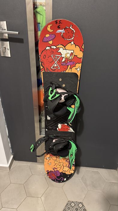 Snowboard copil Burton cu legaturi Nitro