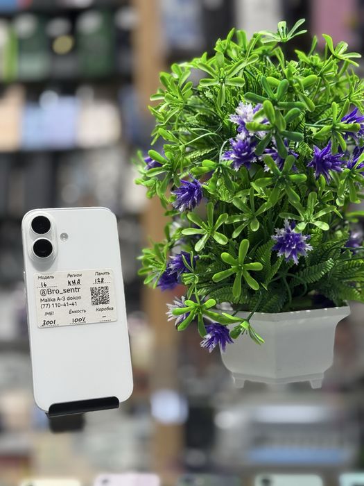 Iphone 16 128gb 100% ideal 720$ naxt va variant tolov obmen bor