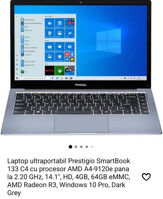 Laptop/smartbook Prestigio 133 c4