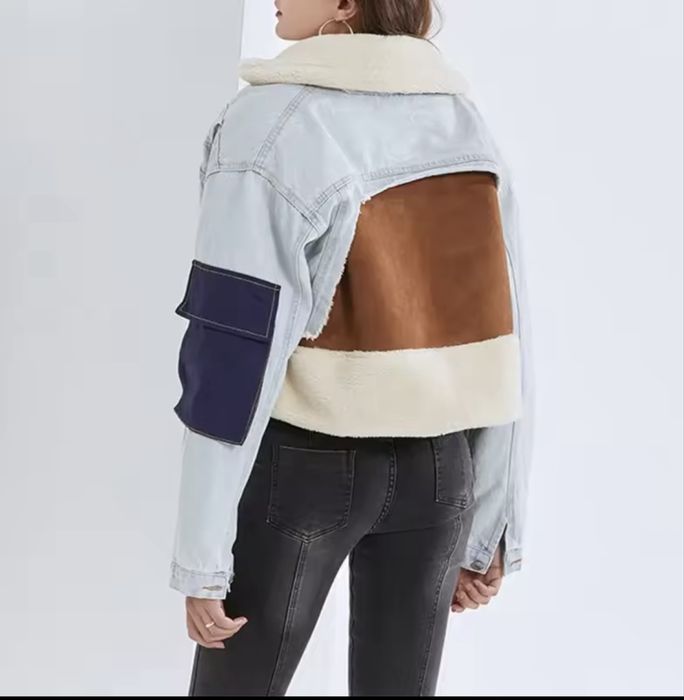 Комбинирано дънково яке