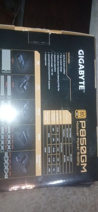 Sursa pc Gigabite 850w modulară
