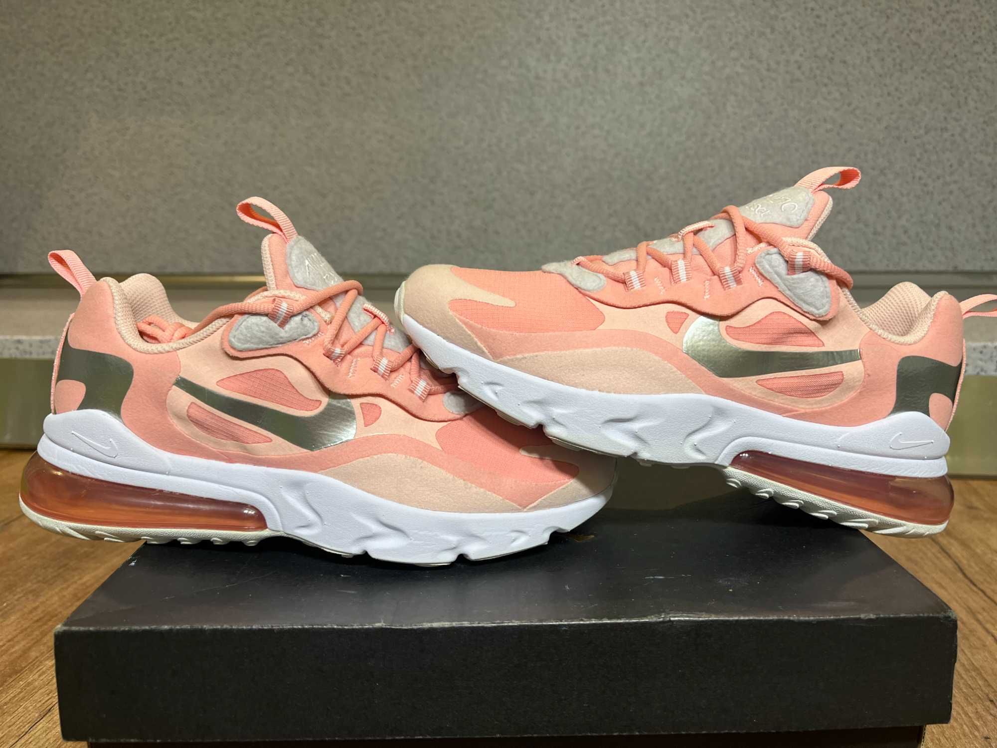 ОРИГИНАЛНИ *** Nike Air Max 270 React GG 'Bleached Coral'