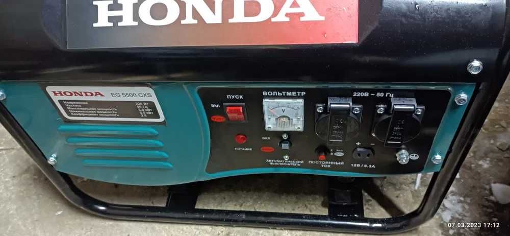 Бензиновый генератор Honda 5500