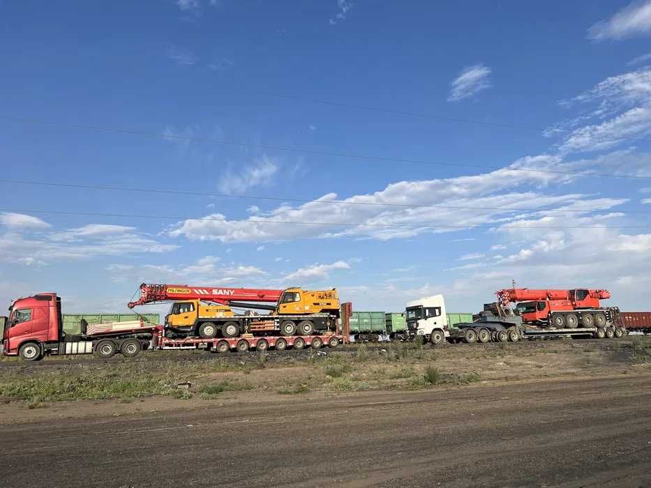 Услуги аренда автокранов тралов кран трал 25/50/70/100/130/160 тонн