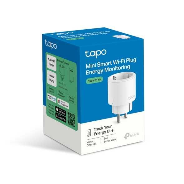Priza inteligenta TP-Link Mini Tapo P115, 16A 3680W