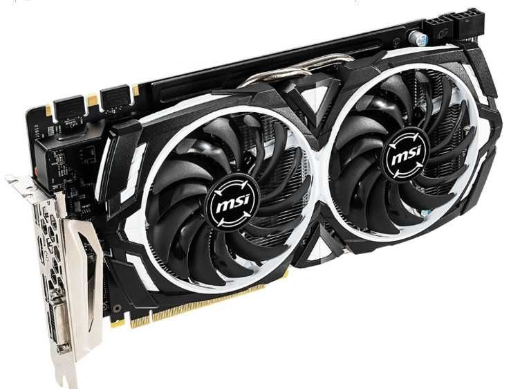 Видеокарта MSI GTX 1060 6Gb Armor