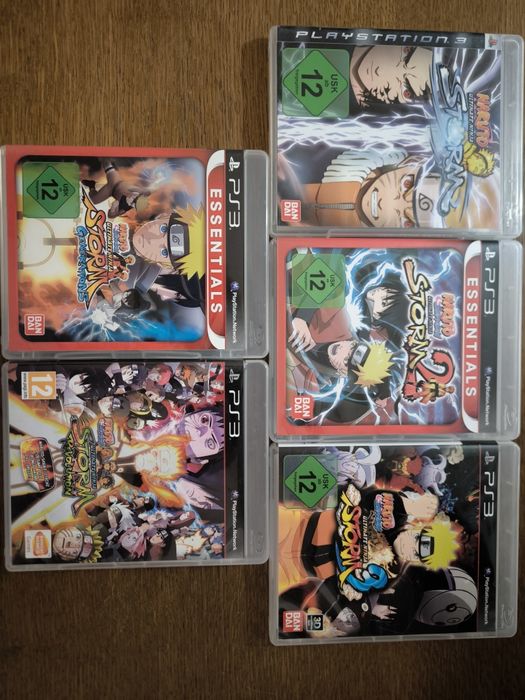 Naruto Ninja Storm 1, 2 и 3, Generations Revolution PS3 ПС3