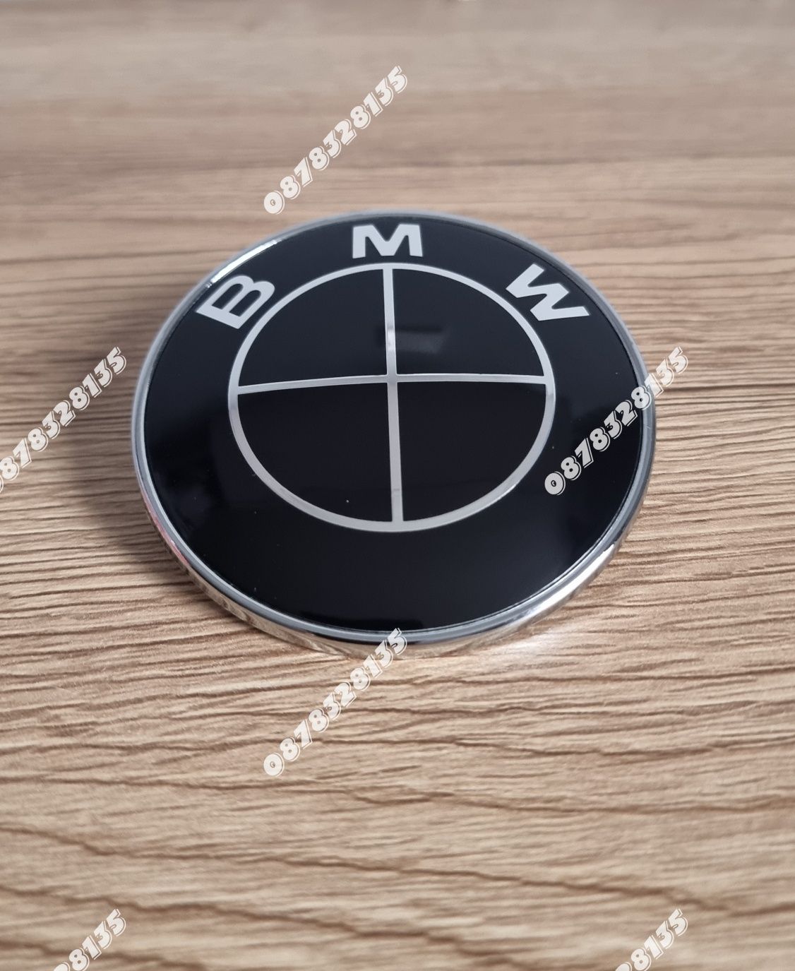 Емблеми за БМВ / BMW 78мм Чисто черни