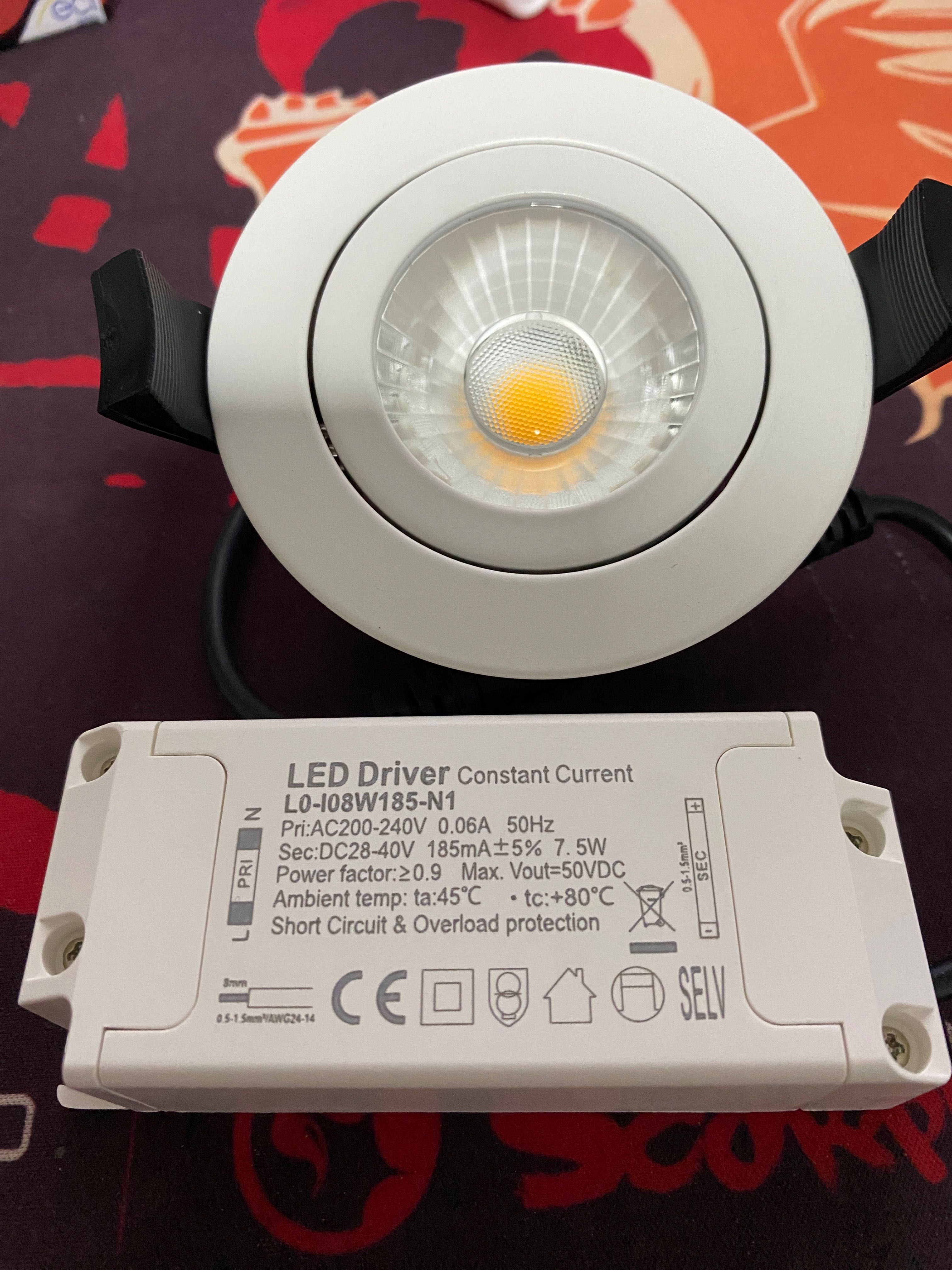 Downlight plafoniera/spot led milano 8W IP 65