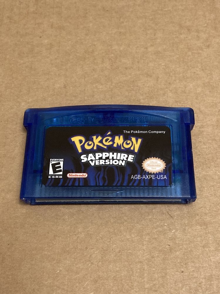 Joc Pokemon Sapphire . Joc Nintendo Sapphire. Joc Gameboy